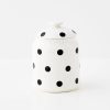 GigiandTom Polka Dot Ceramic Canister White | Kitchen Accessories