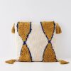 GigiandTom Boho Cotton Cushion With Insert Nude/Beige | Cushions & Throws