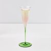 GigiandTom Coloured Bloom Champagne Glass Pink | Wine Glasses