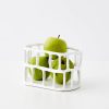 GigiandTom Weave Resin Fruit Bowl White | Kitchen Accessories