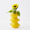 GigiandTom Stacked Lemon Ceramic Vase | Vases