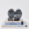 GigiandTom Quote Marble Bookends Grey | Decorative Objects & Trays