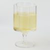 GigiandTom Ribbed Flower Wine Glass | Wine Glasses