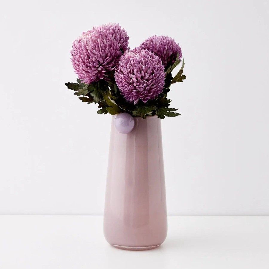 GigiandTom Droplet Large Coloured Glass Vase Pink | Vases