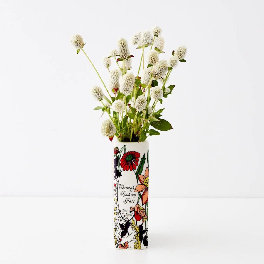 GigiandTom Looking Glass Ceramic Book Vase White | Vases