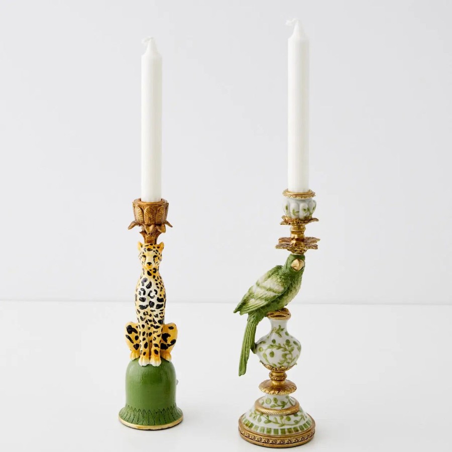 GigiandTom Leon Leopard Resin Candle Holder | Candle Holders