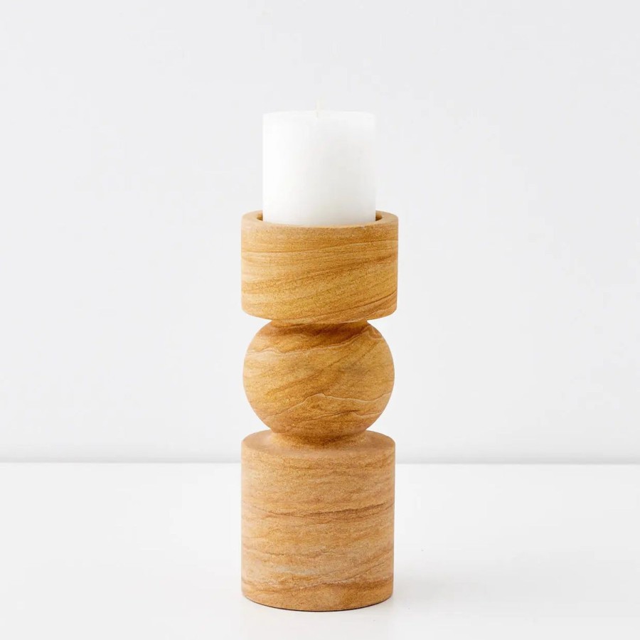 GigiandTom Amangiri Sandstone Candle Holder | Candle Holders