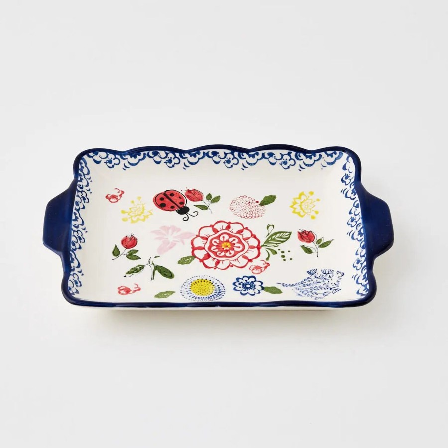 GigiandTom Springtime Ceramic Serving Plate | Tableware