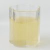 GigiandTom Ribbed Flower Glass Tumbler | Drinkware