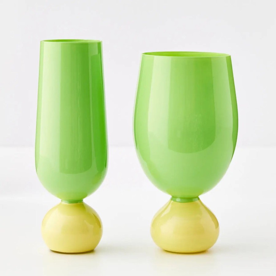 GigiandTom Aden Cocktail Glass Green | Wine Glasses