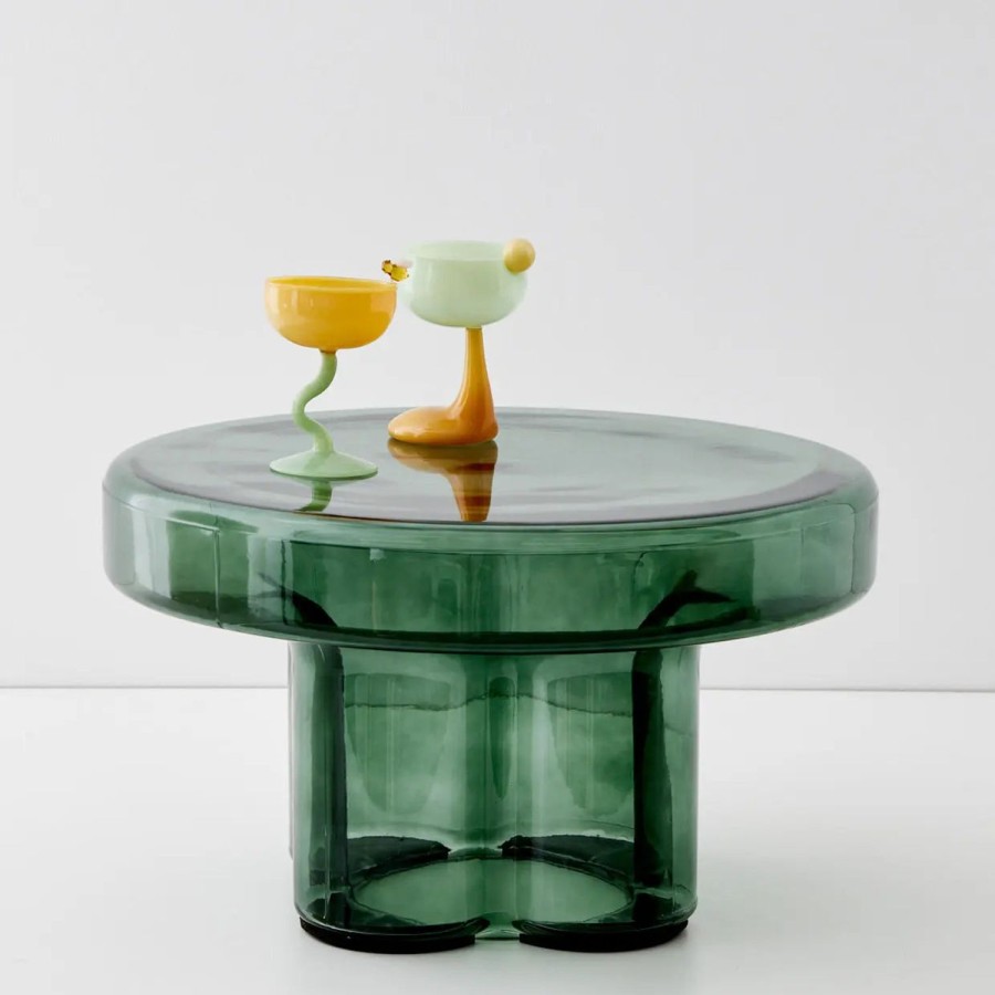 GigiandTom Glass Coffee Table Green | Furniture