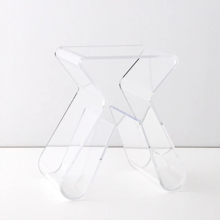 GigiandTom Paperclip Acrylic Side Table Clear | Furniture