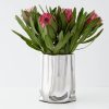 GigiandTom Mercury Metal Vase Silver | Vases