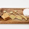 GigiandTom Miami Brass Cheese Knife Set | Serveware