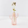 GigiandTom Cactus Tall Coloured Glass Vase Pink | Vases