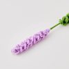 GigiandTom Lavender Hand Knitted Crochet Flower Purple | Vases