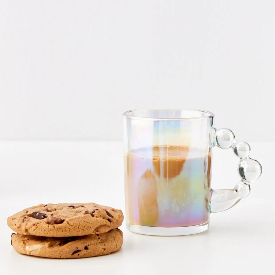 GigiandTom Bubble Glass Mug Iridescent | Mugs & Teacups