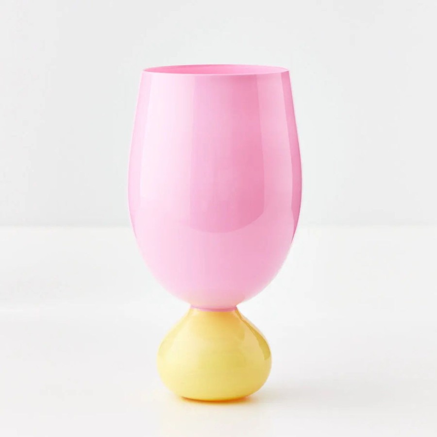 GigiandTom Aden Wine Glass Pink | Wine Glasses