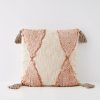 GigiandTom Boho Cotton Cushion With Insert Nude/Pink | Cushions & Throws