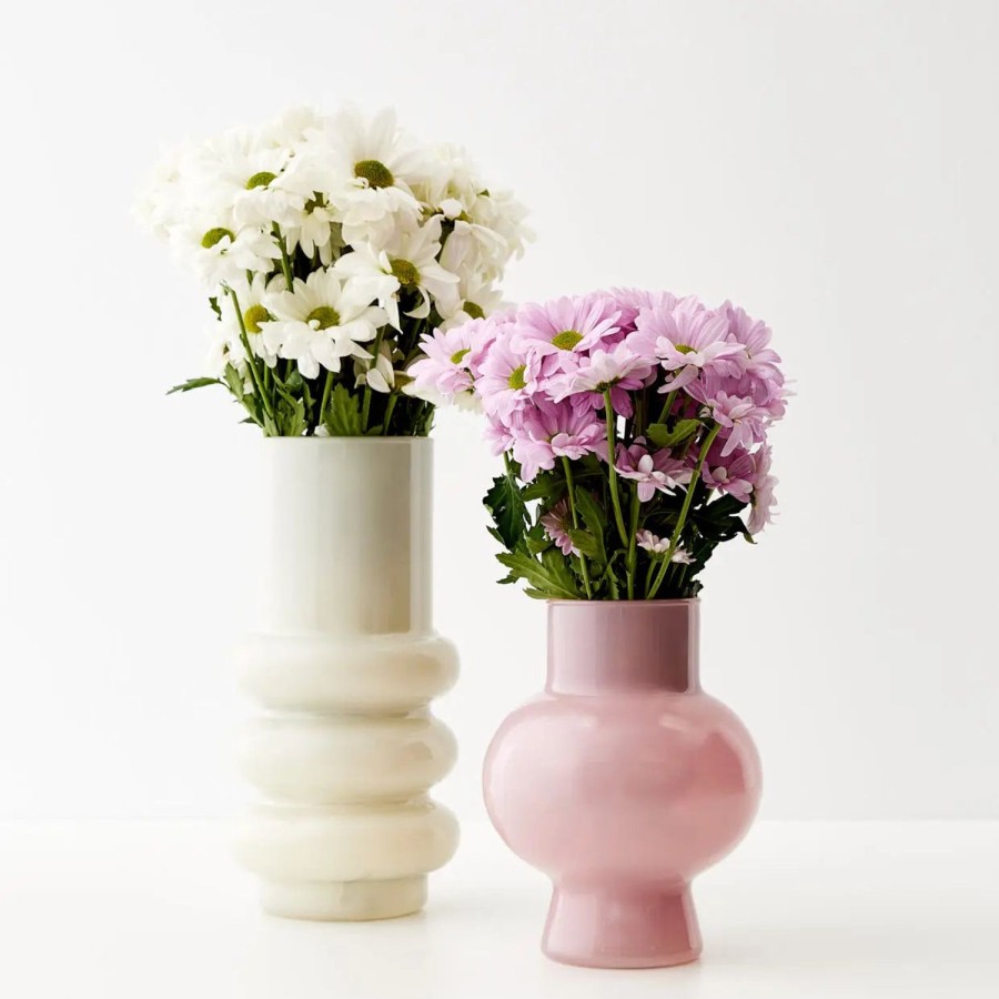 GigiandTom Coloured Glass Vase Pink | Vases