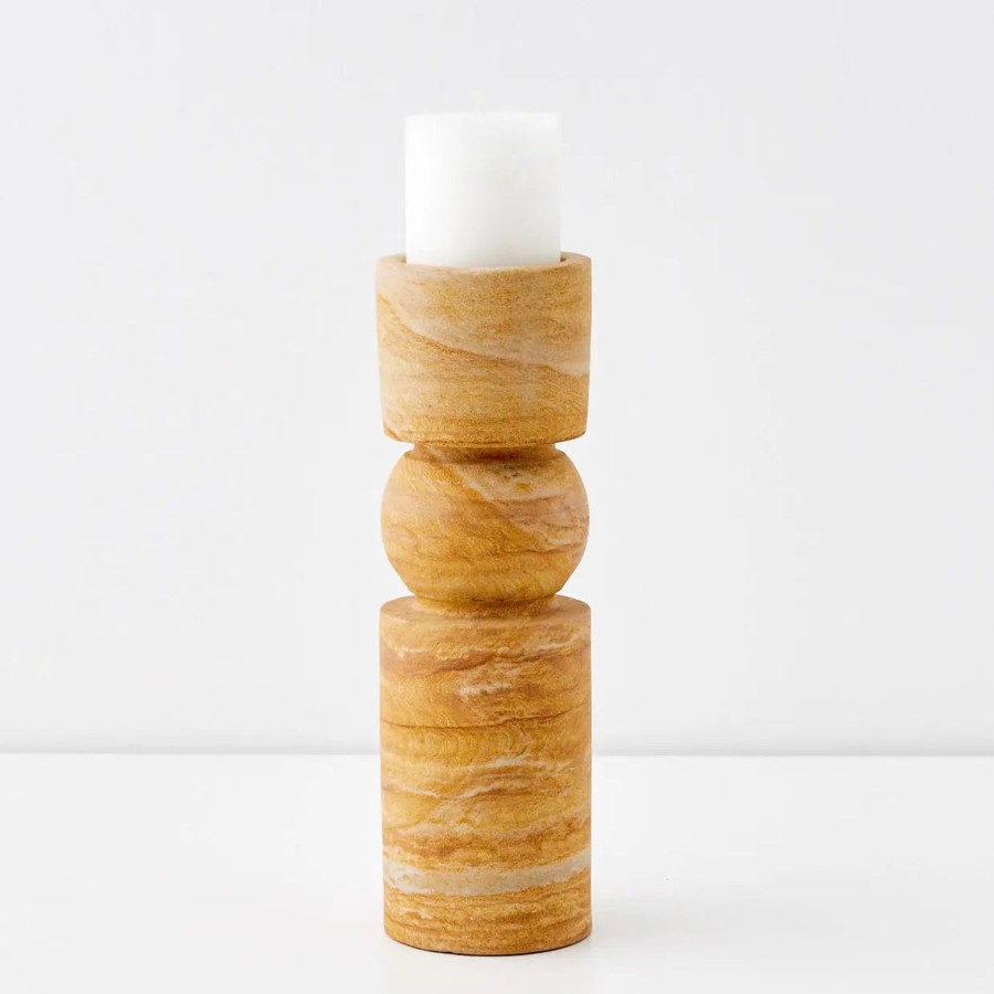 GigiandTom Amangiri Sandstone Candle Holder Large | Candle Holders