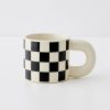 GigiandTom Checkerboard Ceramic Mug | Mugs & Teacups