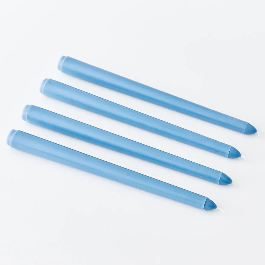 GigiandTom Solid Blue Taper Candle Set | Candles