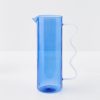 GigiandTom Ribbed Glass Jug Blue | Jugs & Carafes