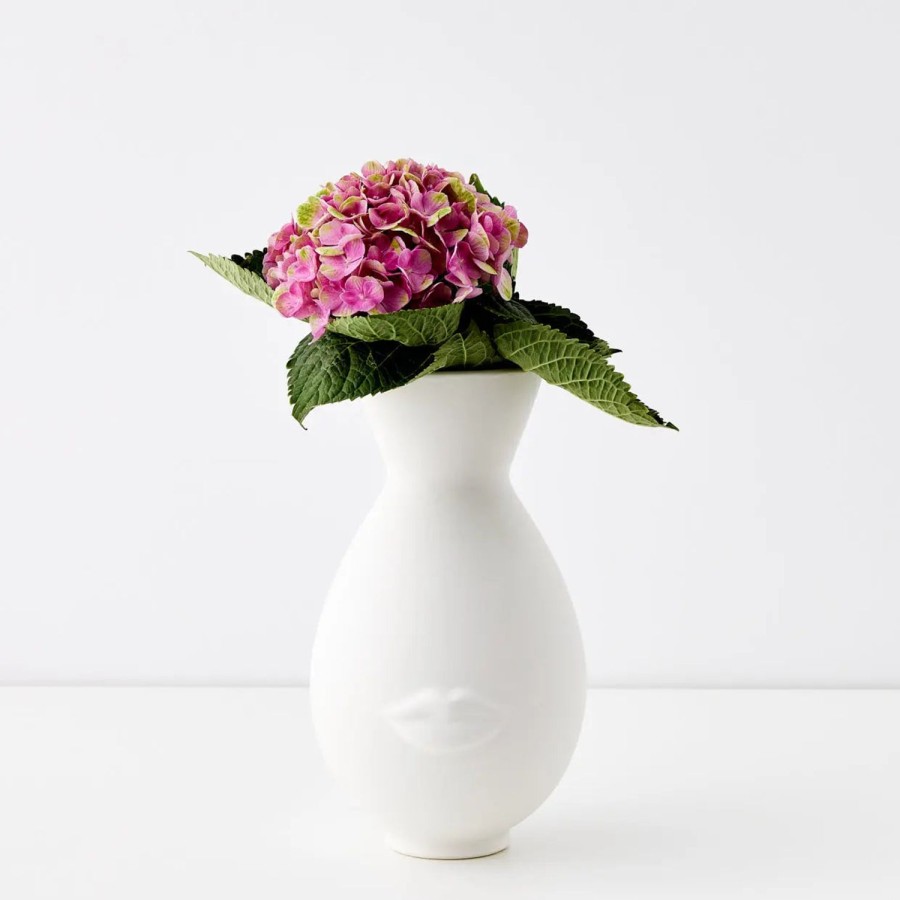 GigiandTom Bisous Ceramic Urn Vase White | Vases