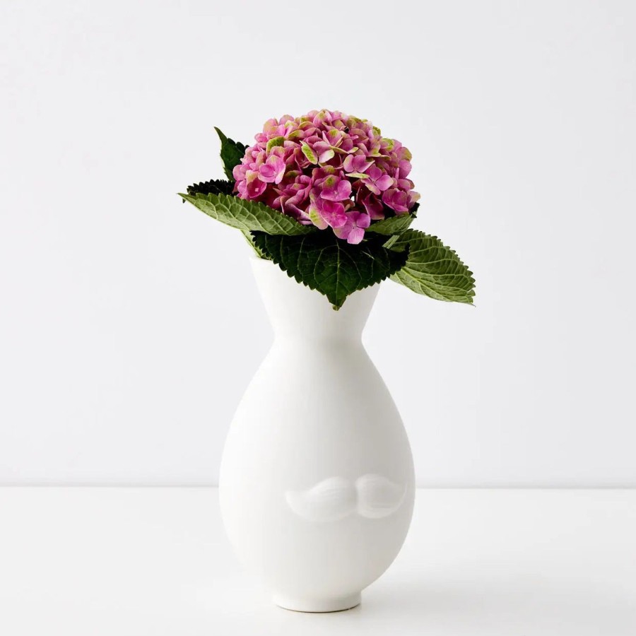 GigiandTom Bisous Ceramic Urn Vase White | Vases