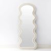 GigiandTom Curvy Wavy Velvet Full Length Mirror Off White | Mirrors