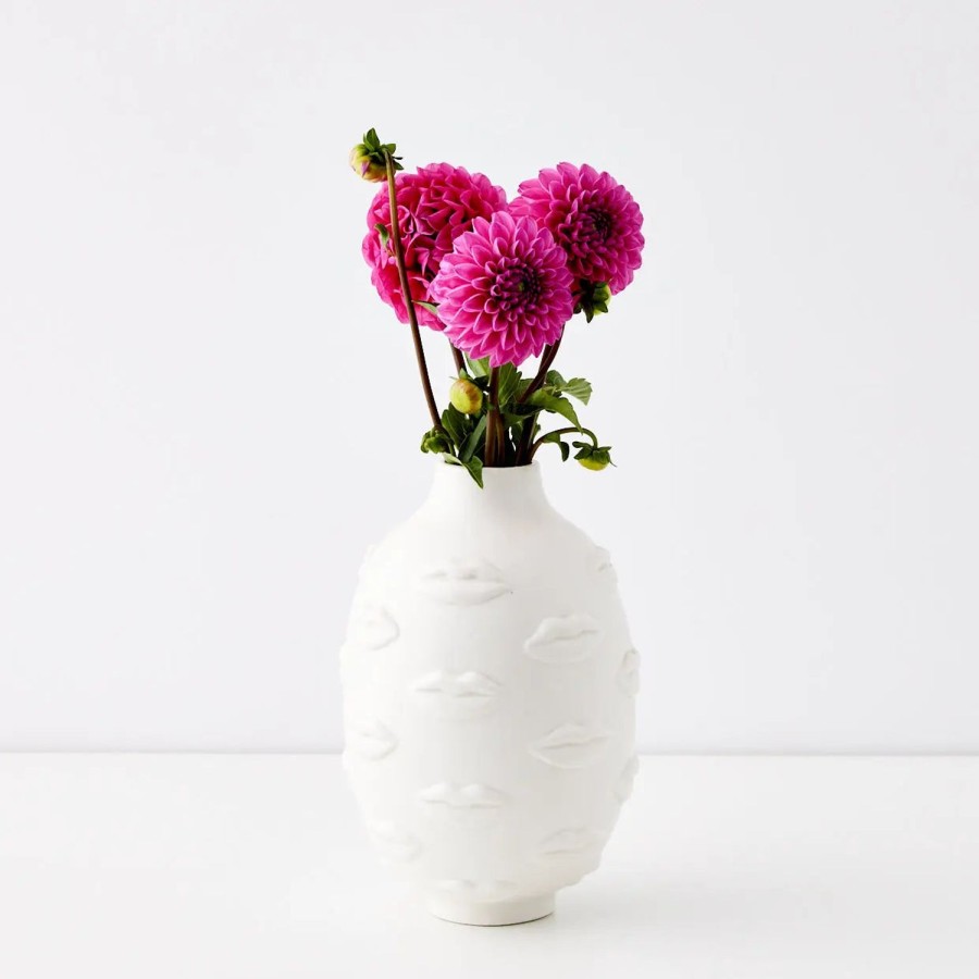 GigiandTom Baci Ceramic Vase White | Vases