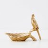 GigiandTom Penny The Parrot Resin Decorative Tray Gold | Decorative Objects & Trays