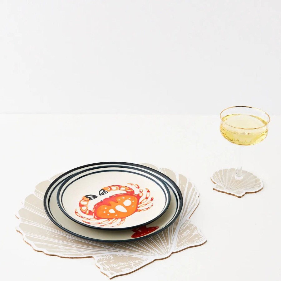 GigiandTom Crab Ceramic Side Plate | Tableware