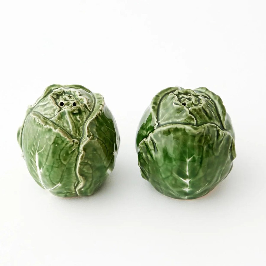 GigiandTom Cabbage Ceramic Salt & Pepper Shakers | Tableware