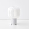 GigiandTom Accordion Marble Table Lamp White | Lighting