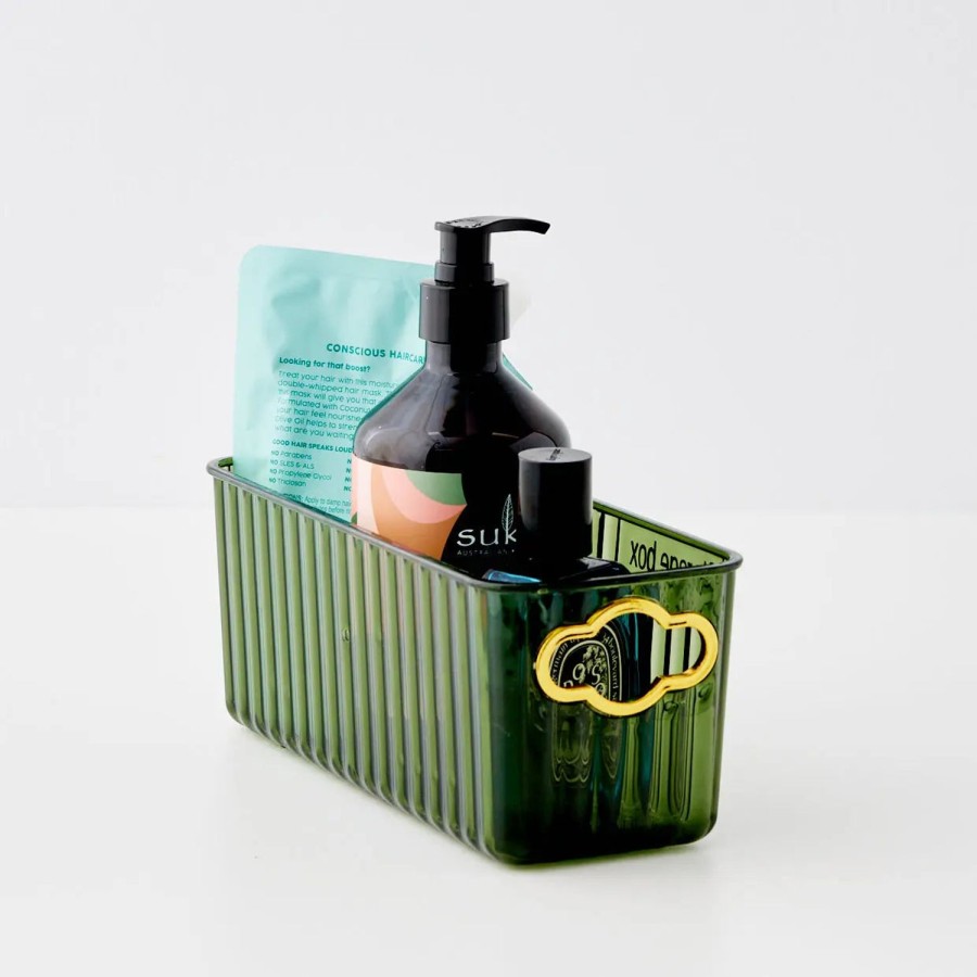 GigiandTom Acrylic Bottle Storage Container Green | Bathroom Storage