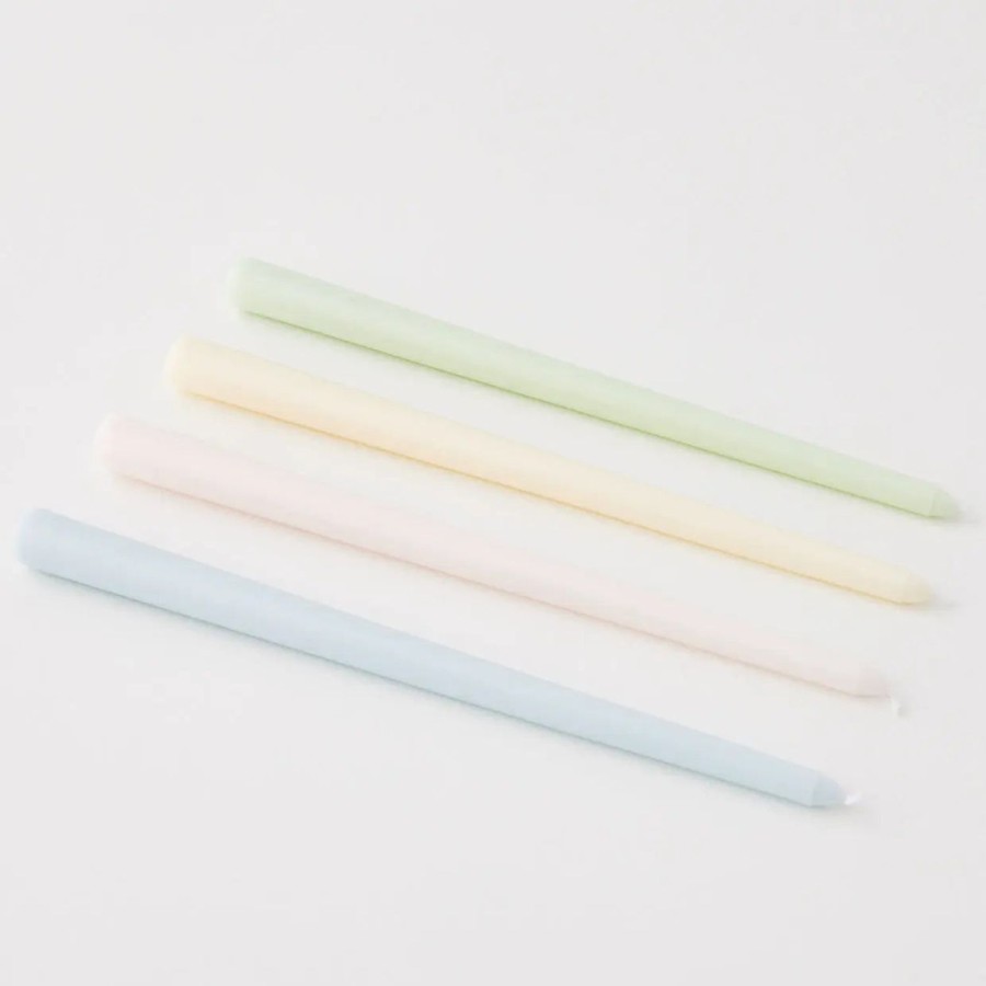 GigiandTom Taper Candle Assorted 4 Pack Pastels | Candles