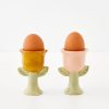 GigiandTom Floral Ceramic Egg Cup Duo Pink | Tableware