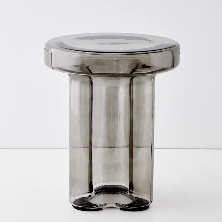 GigiandTom Glass Side Table Grey | Furniture