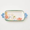 GigiandTom In Bloom Ceramic Serving Tray Blue | Serveware