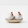 GigiandTom Feeling Clucky Ceramic Salt & Pepper Shakers | Tableware