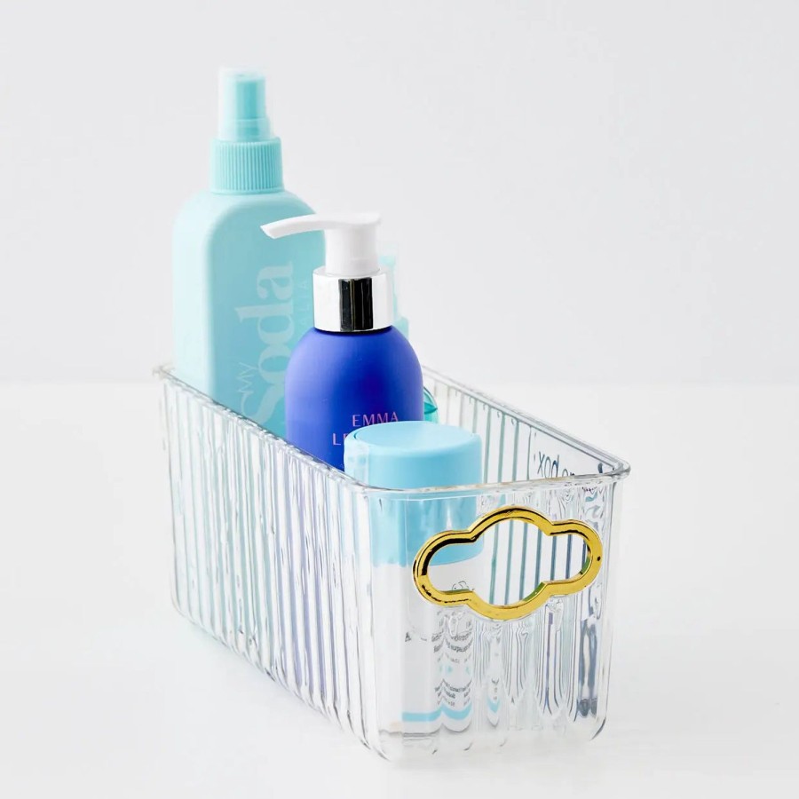 GigiandTom Acrylic Bottle Storage Container Clear | Bathroom Storage