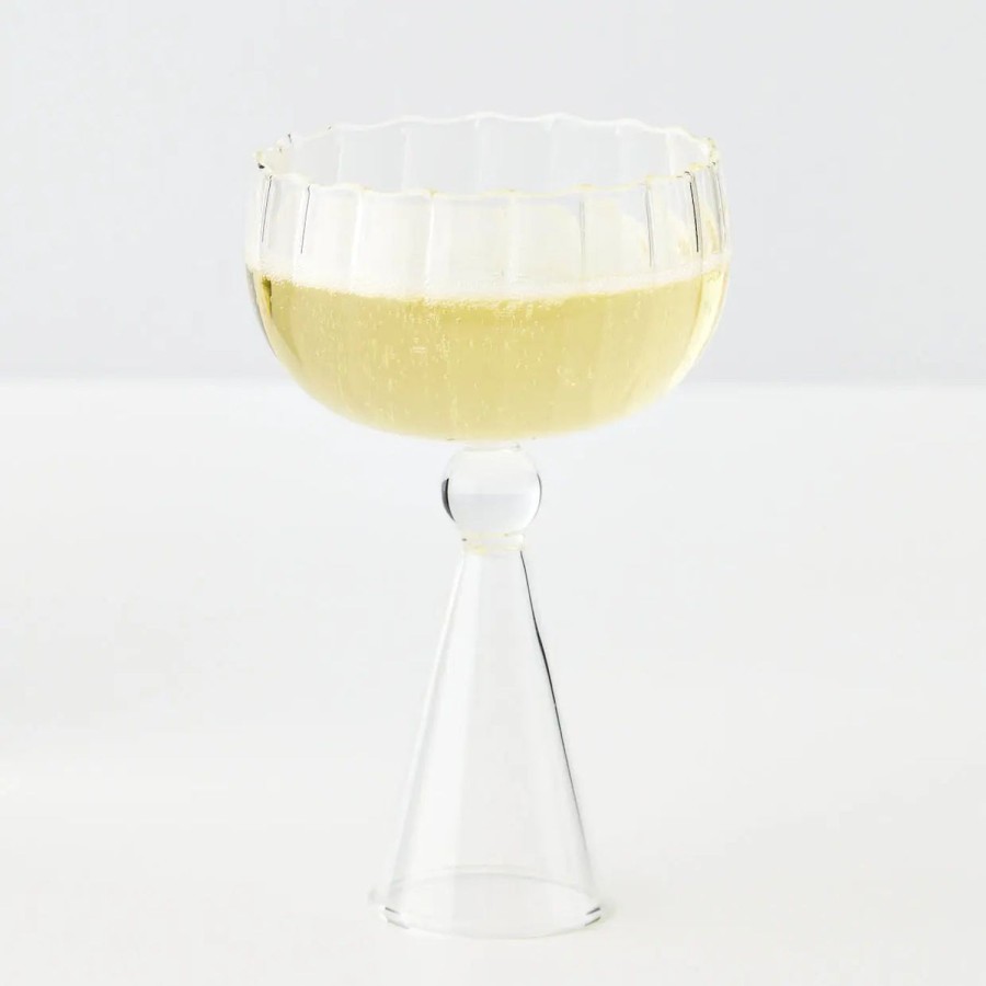 GigiandTom Champagne Cocktail Glass Clear | Wine Glasses