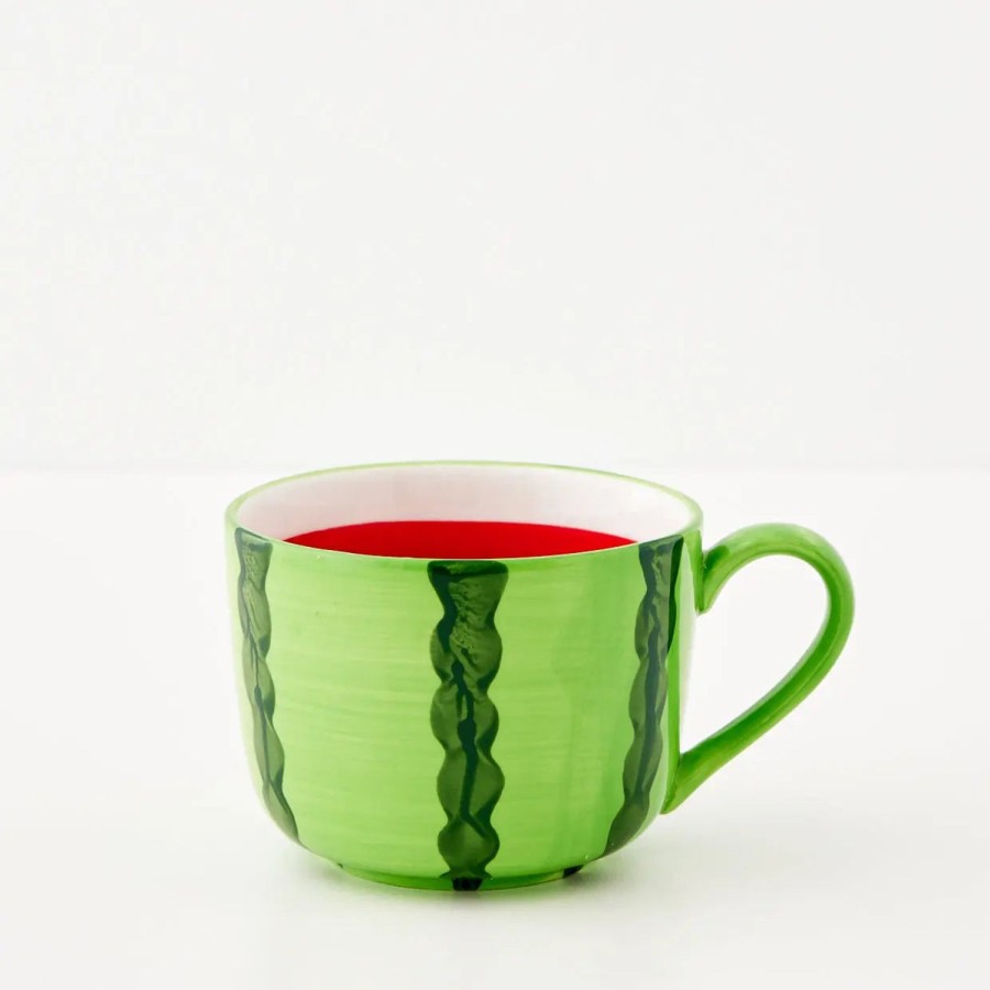 GigiandTom Watermelon Ceramic Mug Red | Mugs & Teacups